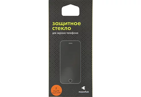 фото Защитное стекло moonfish для iphone 7 plus tempered glass matte black