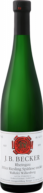 

Вино J. B. Becker Riesling Spatlese Wallufer Walkenberg