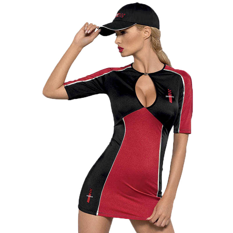 

Костюм гонщицы Obsessive Rally, Черный;красный, Rally