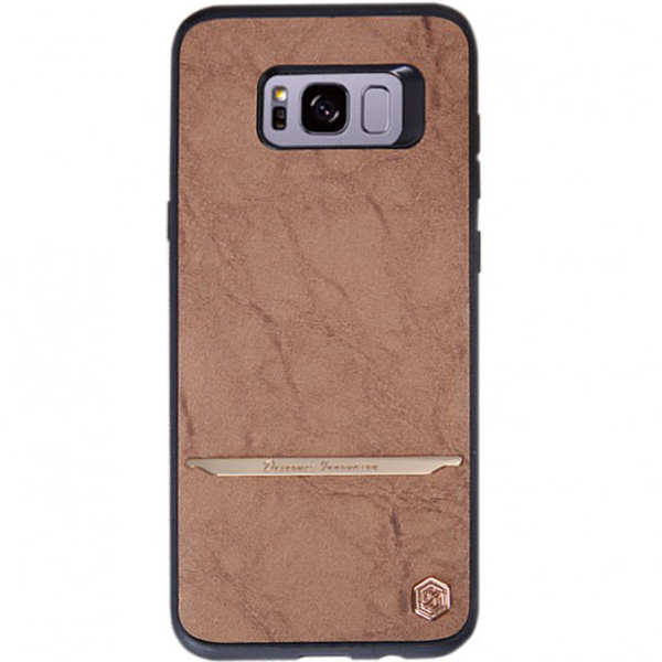 фото Чехол nillkin mercier series для samsung g955 galaxy s8 plus black/brown