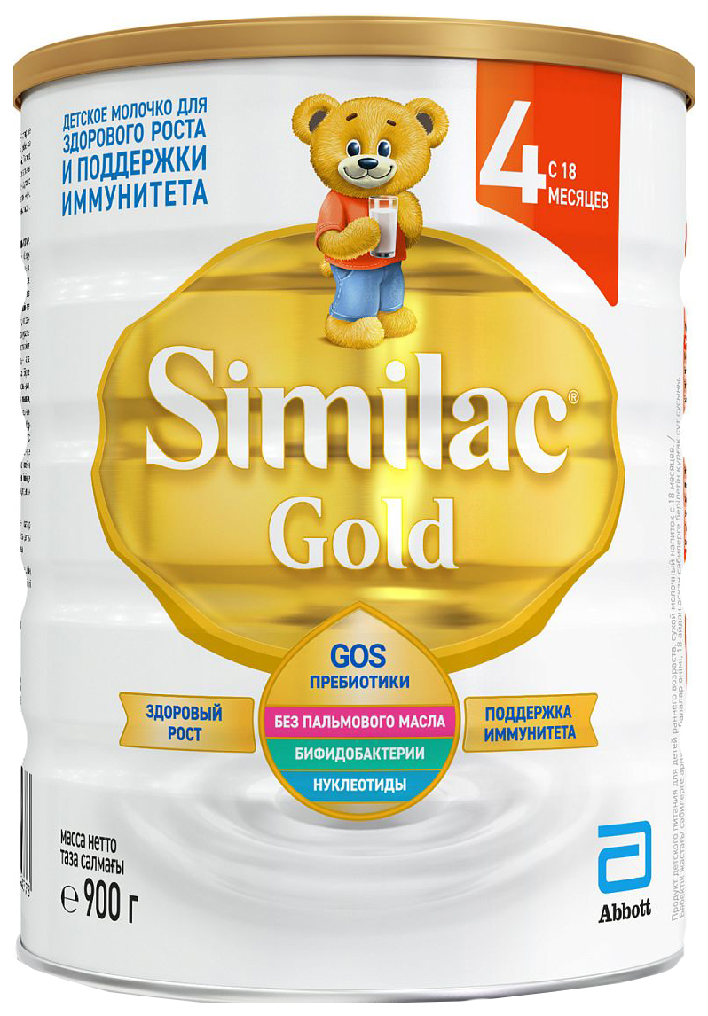 

Молочная смесь Similac Gold 4 от 18 мес. 900 г, Gold 4