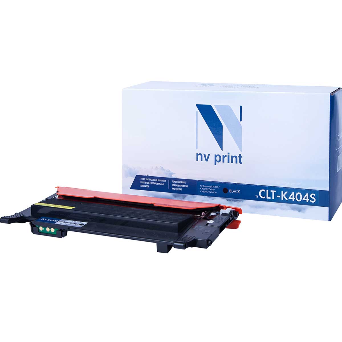 Картридж для лазерного принтера NV Print CLT-K404SBK, черный