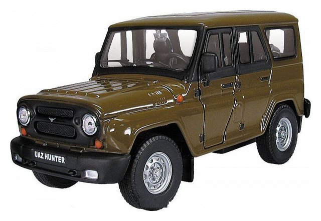 

AUTOTIME Модель автомобиля Uaz Hunter. Гражданская, 1:34 11451W-RUS