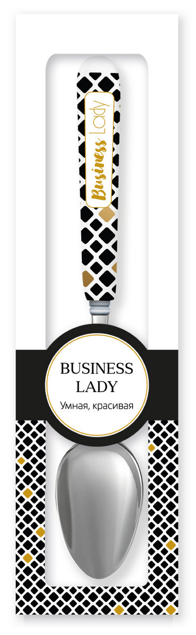 фото Именная ложка b&g be happy с надписью "business lady"