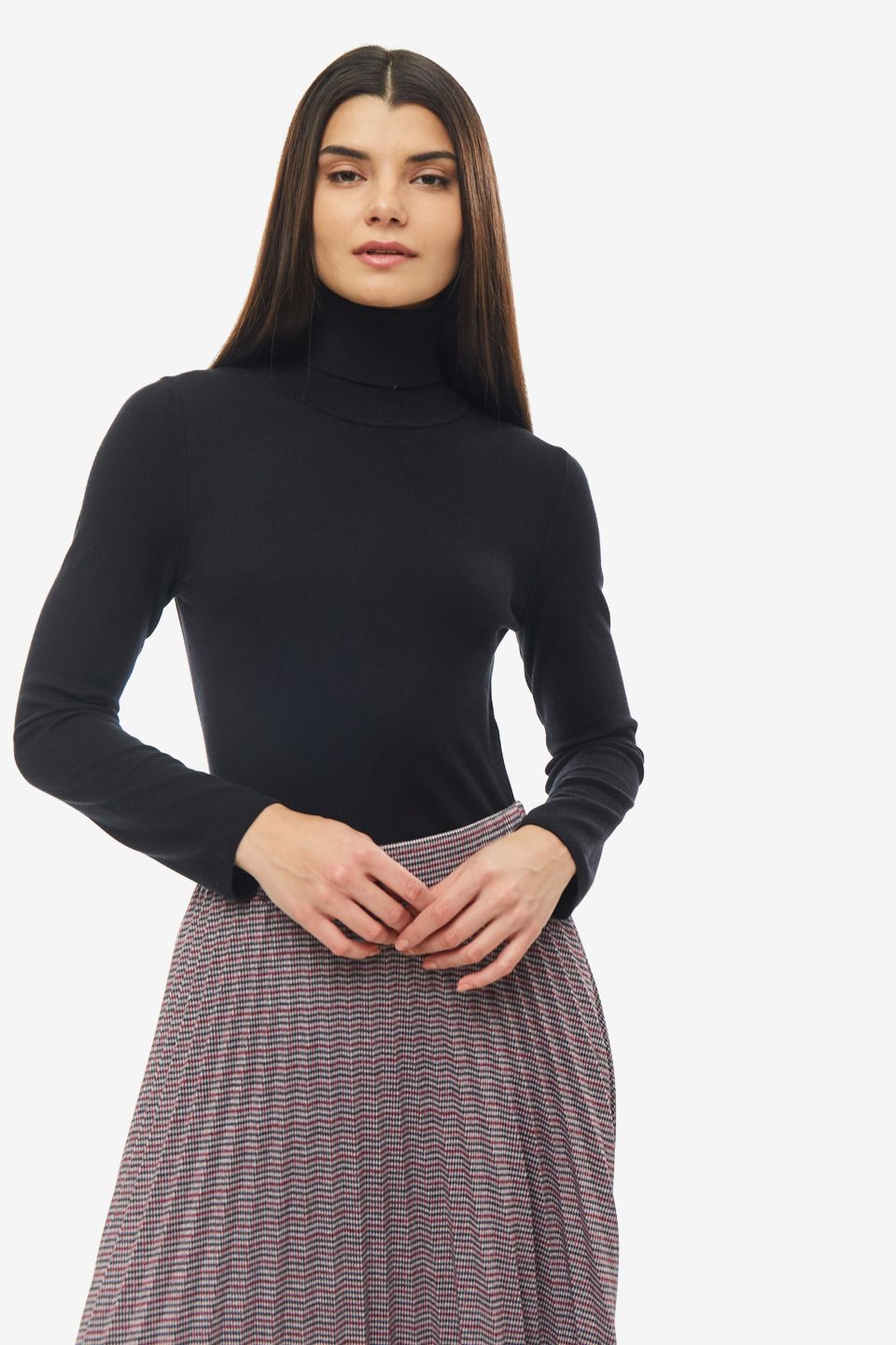 

Водолазка женская United Colors of Benetton 105MD2408_700 черная XS, Черный, 105MD2408_700