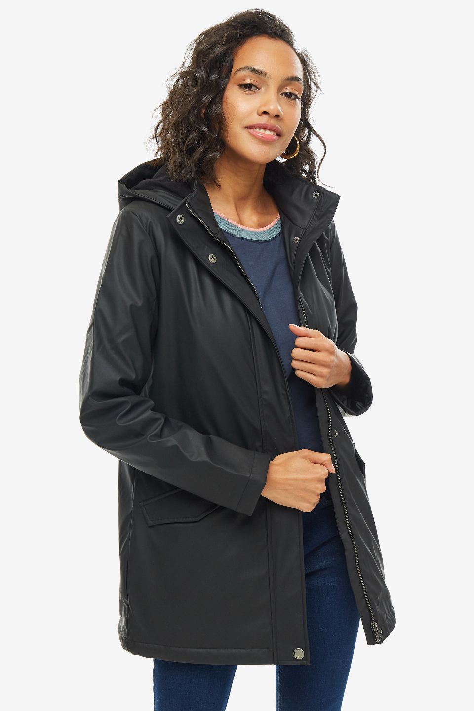 Дождевик женский Roxy ERJJK03328 KVJ0 черный M