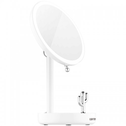 фото Xiaomi lofree lighted makeup mirror зеркало для макияжа white