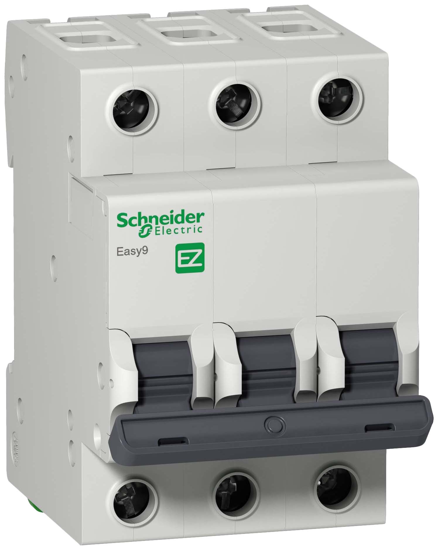 фото Автоматический выключатель 3p 40а schneider electric "easy 9", арт. ez9f34340