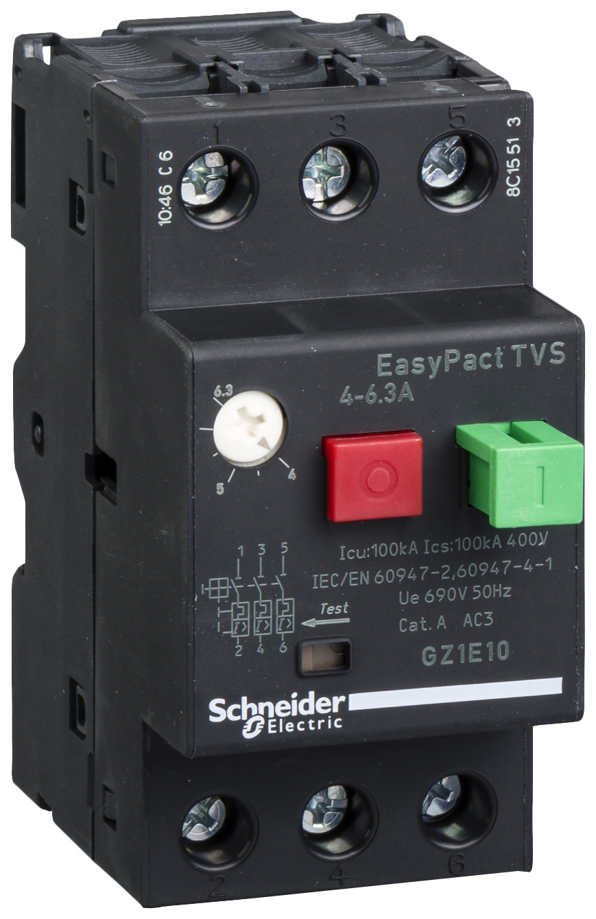 фото Выключатель автоматический easypact tvs, 4-6.3 а schneider electric