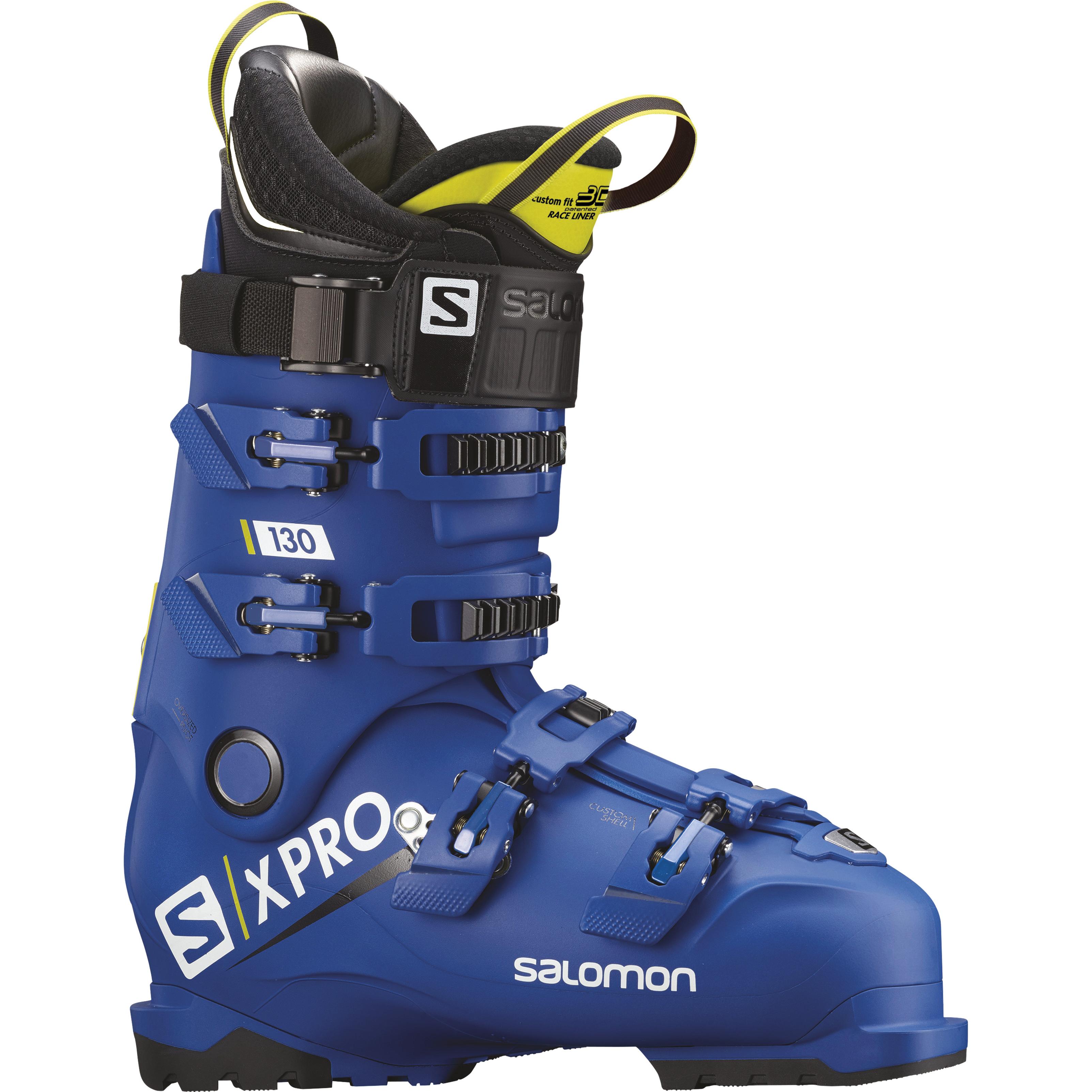 фото Горнолыжные ботинки salomon x pro 130 2019, raceblue/acid green, 27.5