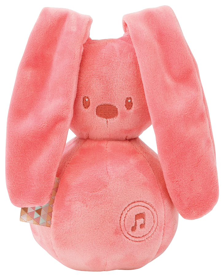 фото Игрушка мягкая nattou musical soft toy lapidou кролик coral