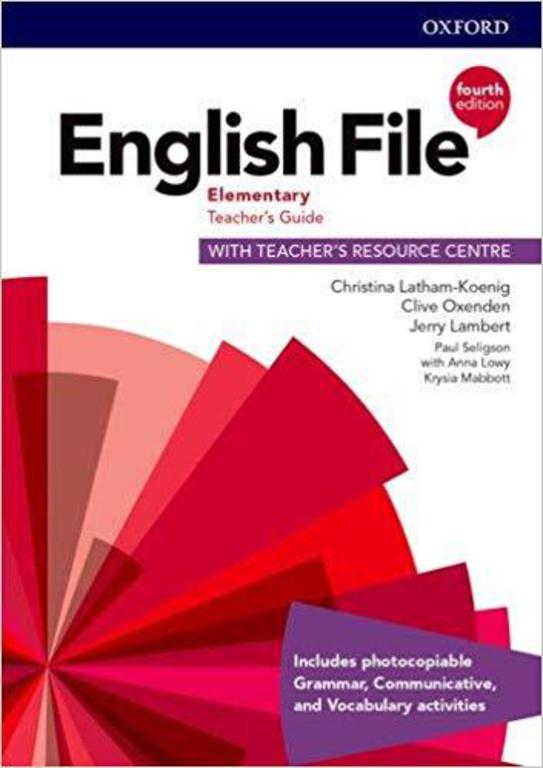 

Книга English File. Elementary. Teacher's Guide with Teacher's Resource Centre