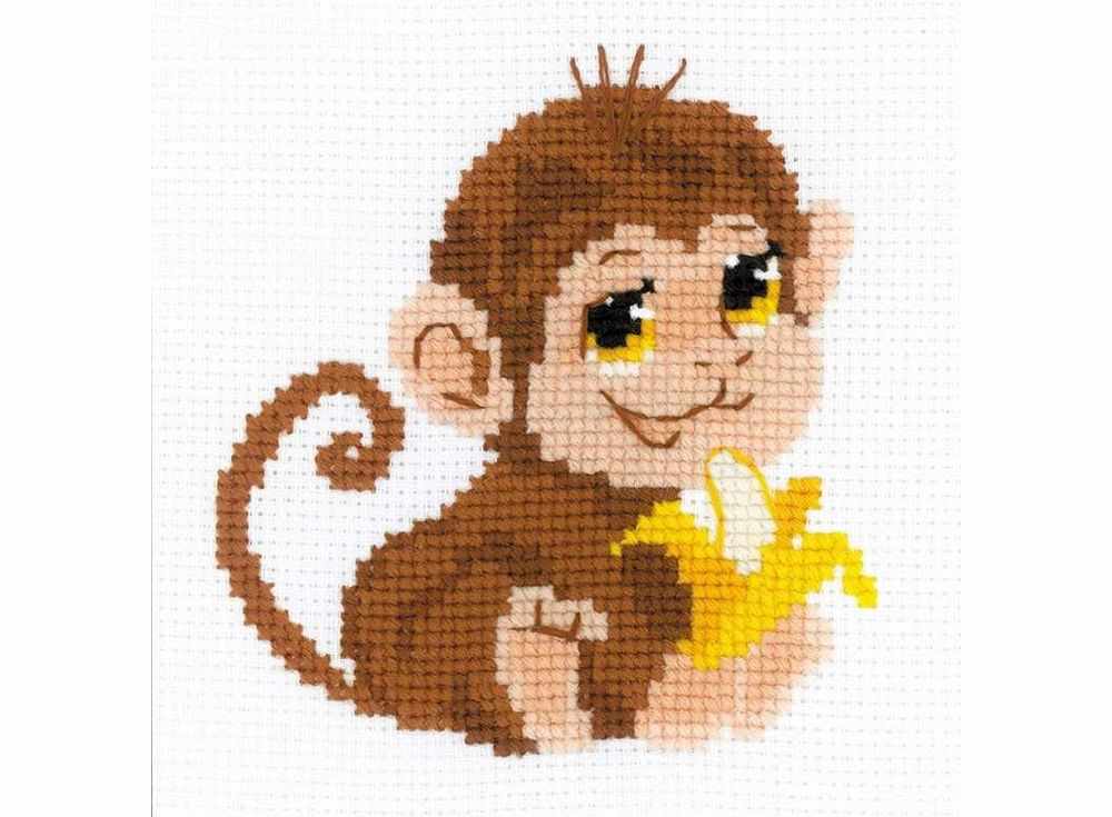 фото Набор для вышивания риолис обезьянкка,137283