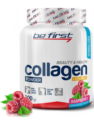 Collagen + Vitamin C Be First 200 г малина