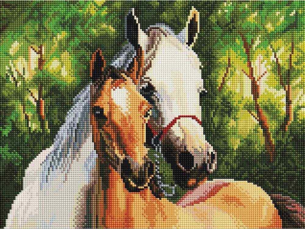 

Алмазная вышивка Белоснежка Мать и дитя Елены Самарской, 30x40 см, Мать и дитя Елены Самарской