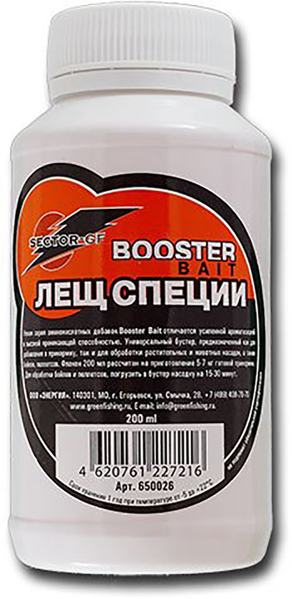 Пищевая добавка Green Fishing Booster Bait 200 мл, специи