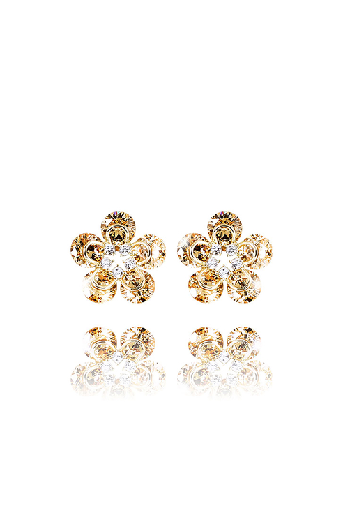 

Серьги женские ViviTrend Цветочки (гвоздики) 70261 золотистые