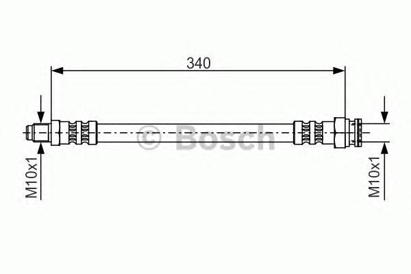 фото Шланг тормозной системы bosch 1987476393