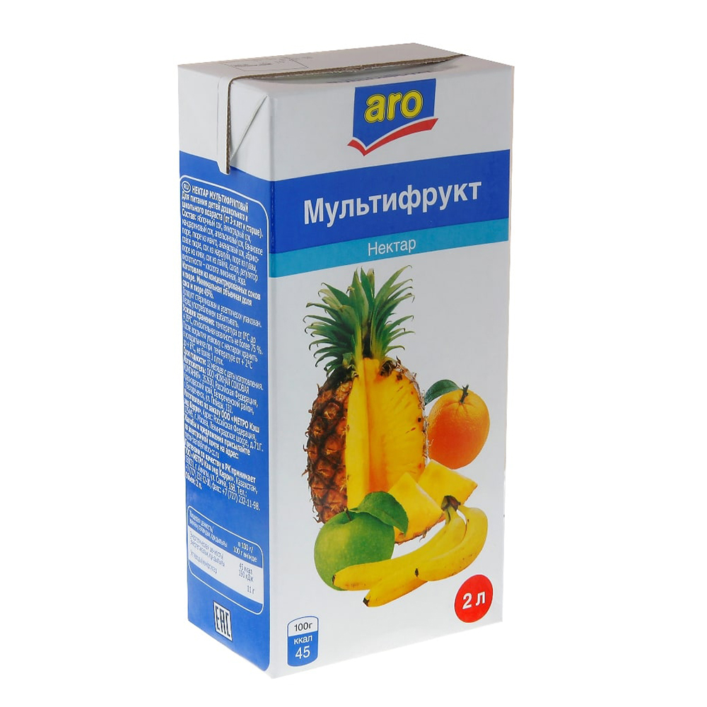 

Нектар Aro мультифрукт 2 л, Aro мультифрукт
