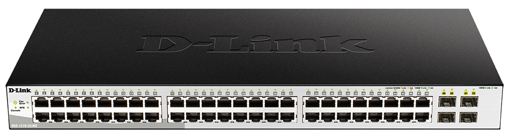 Коммутатор D-Link DGS-1210-52/ME/B1 Black
