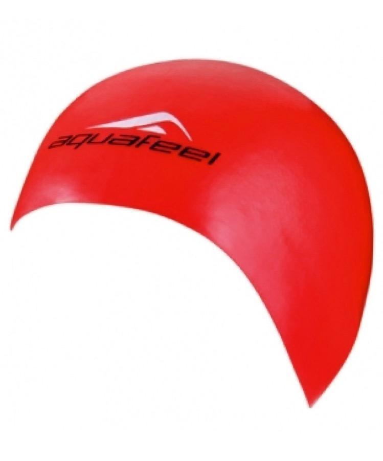 фото Шапочка для плавания fashy aquafeel silicone swim cap 40 red