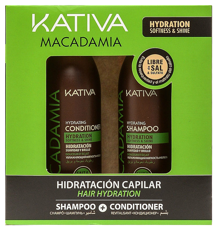 Набор средств для волос Kativa MACADAMIA 2x100