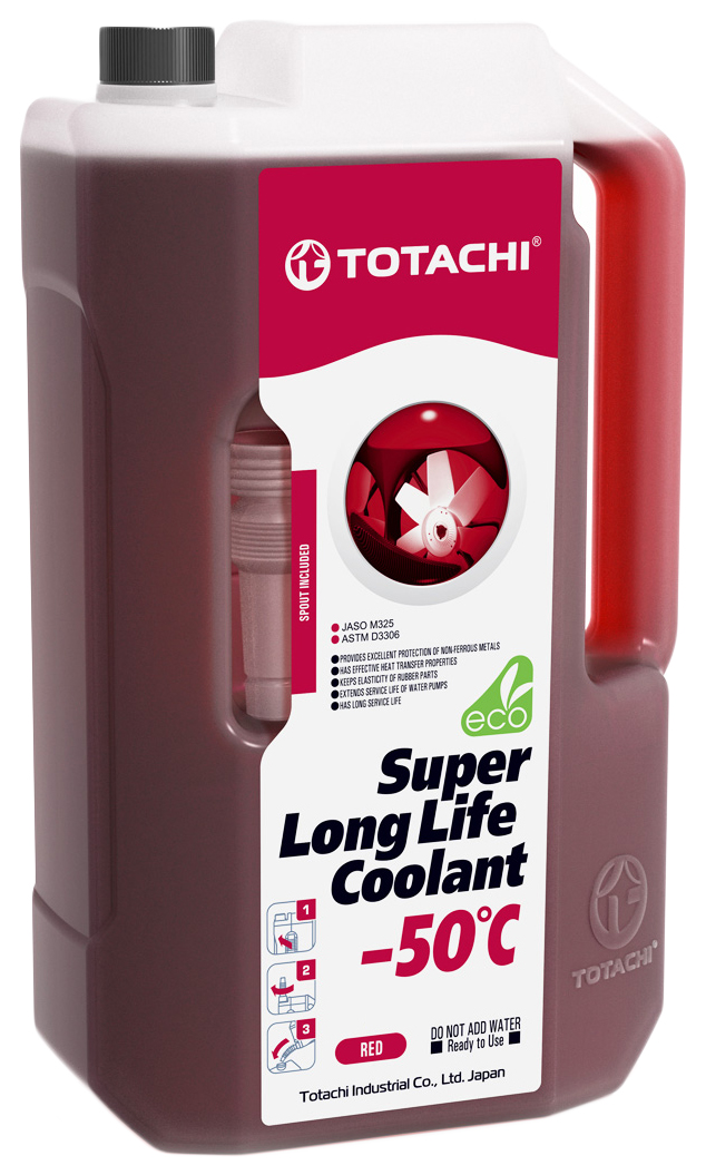 

Антифриз TOTACHI 41910 Red, Охлаждающая жидкость SUPER LLC RED -50C 10л.