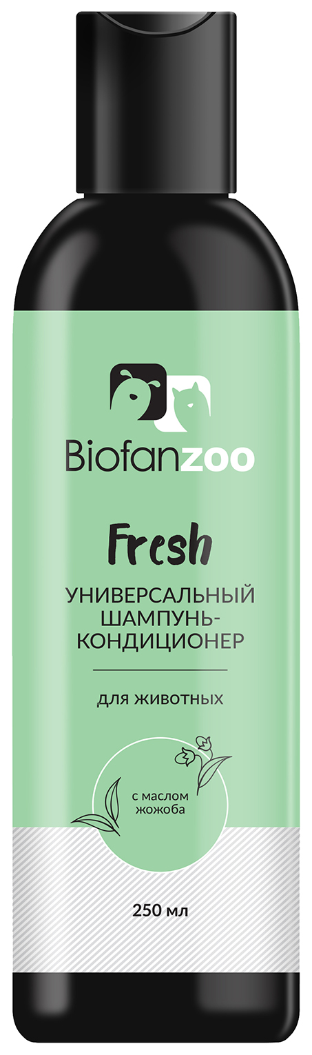 

Шампунь-бальзам для кошек и собак Biofan Zoo Fresh универсальный, масло жожоба, 250 мл, Fresh