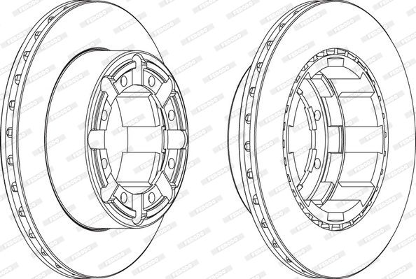 

Тормозной диск FERODO FCR184A