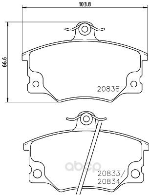 

Комплект тормозных колодок Hella 8DB355005961