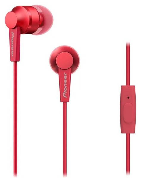 фото Наушники pioneer se-c3t red