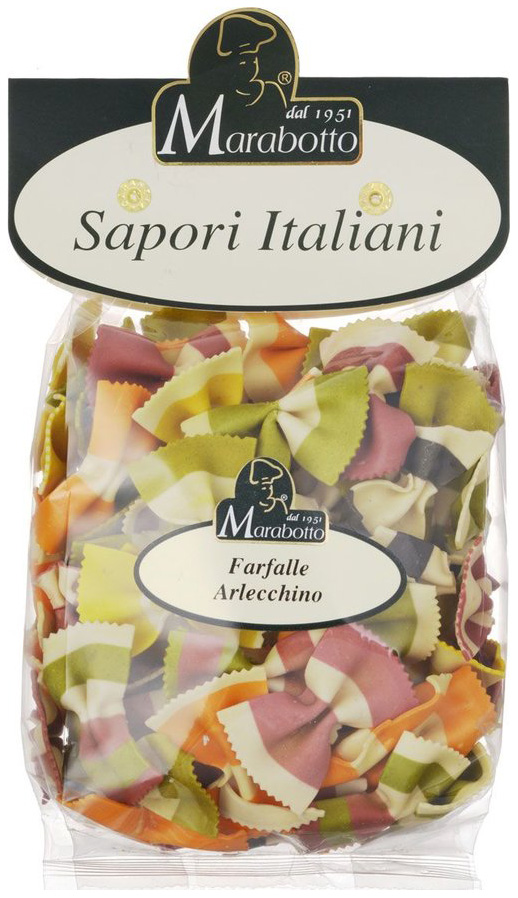 Макаронные изделия Marabotto farfalle pazze  sapori Italiani 500 г
