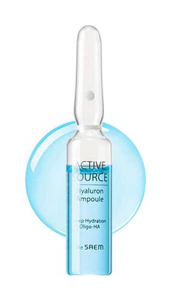 фото Эмульсия для лица the saem active source hyaluron ampoule 30*2 мл
