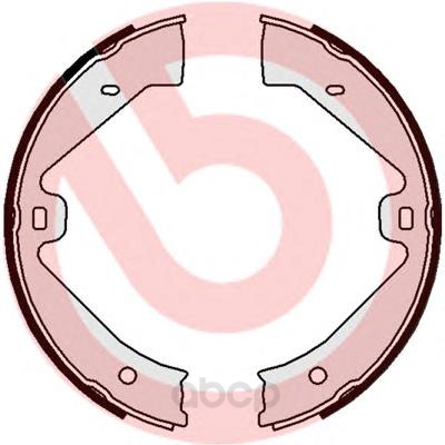 

Тормозные колодки барабанные brembo S65505