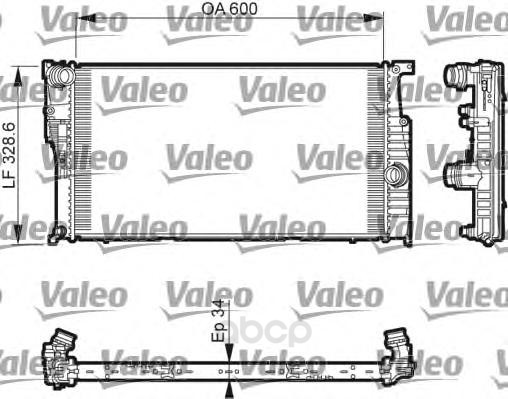 

Радиатор охлаждения двигателя Valeo 735612