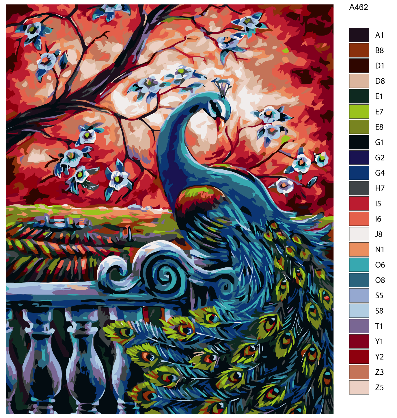 

Картина по номерам, 40 x 50, A462, A462