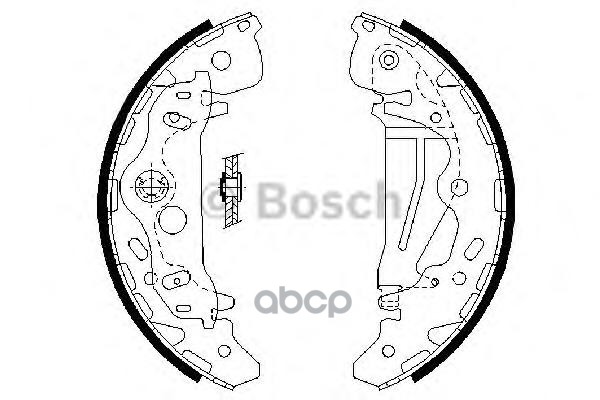 

Комплект тормозных колодок BOSCH 0986487709