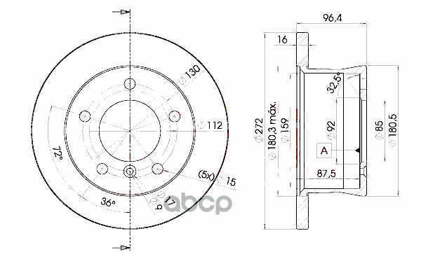 

Тормозной диск ICER 78BD0183