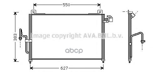 фото Радиатор кондиционера ava quality cooling mz5159