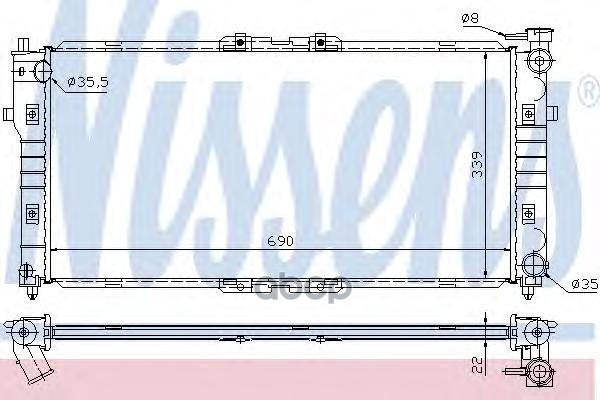

Радиатор охлаждения Nissens 62392A