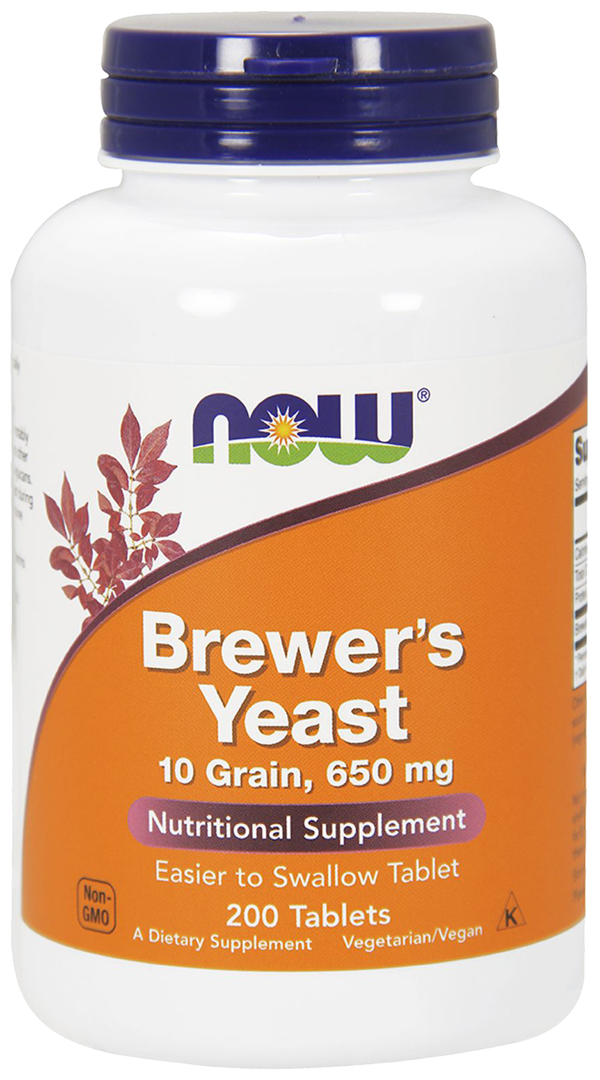 Витамин B NOW Brewers yeast 200 табл.