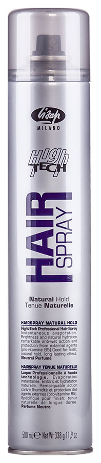 Лак для волос Lisap High Tech Hair Spray Natural Hold 500 мл