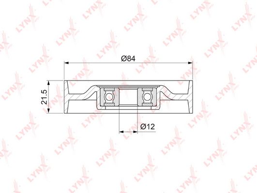 

Натяжной ролик LYNXauto PB-5052