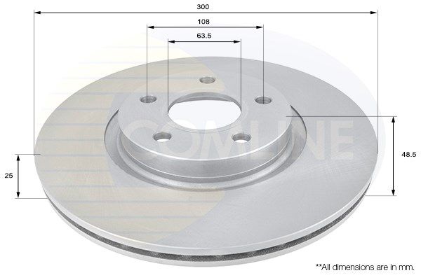 фото Тормозной диск comline adc1227v