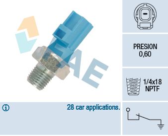 фото Датчик давления масла fae 12612