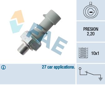 фото Датчик давления масла fae 12445