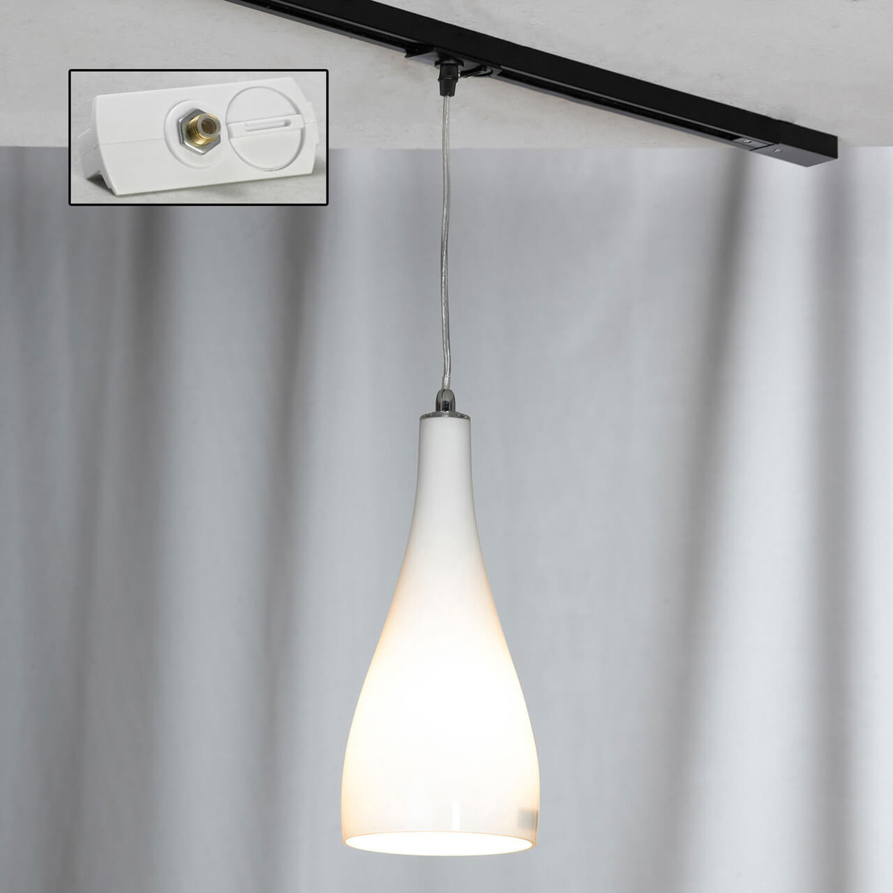 

Трековый светильник однофазный Lussole Track Lights LSF-1106-01-TAW