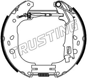 фото Комплект тормозных колодок trusting 6390