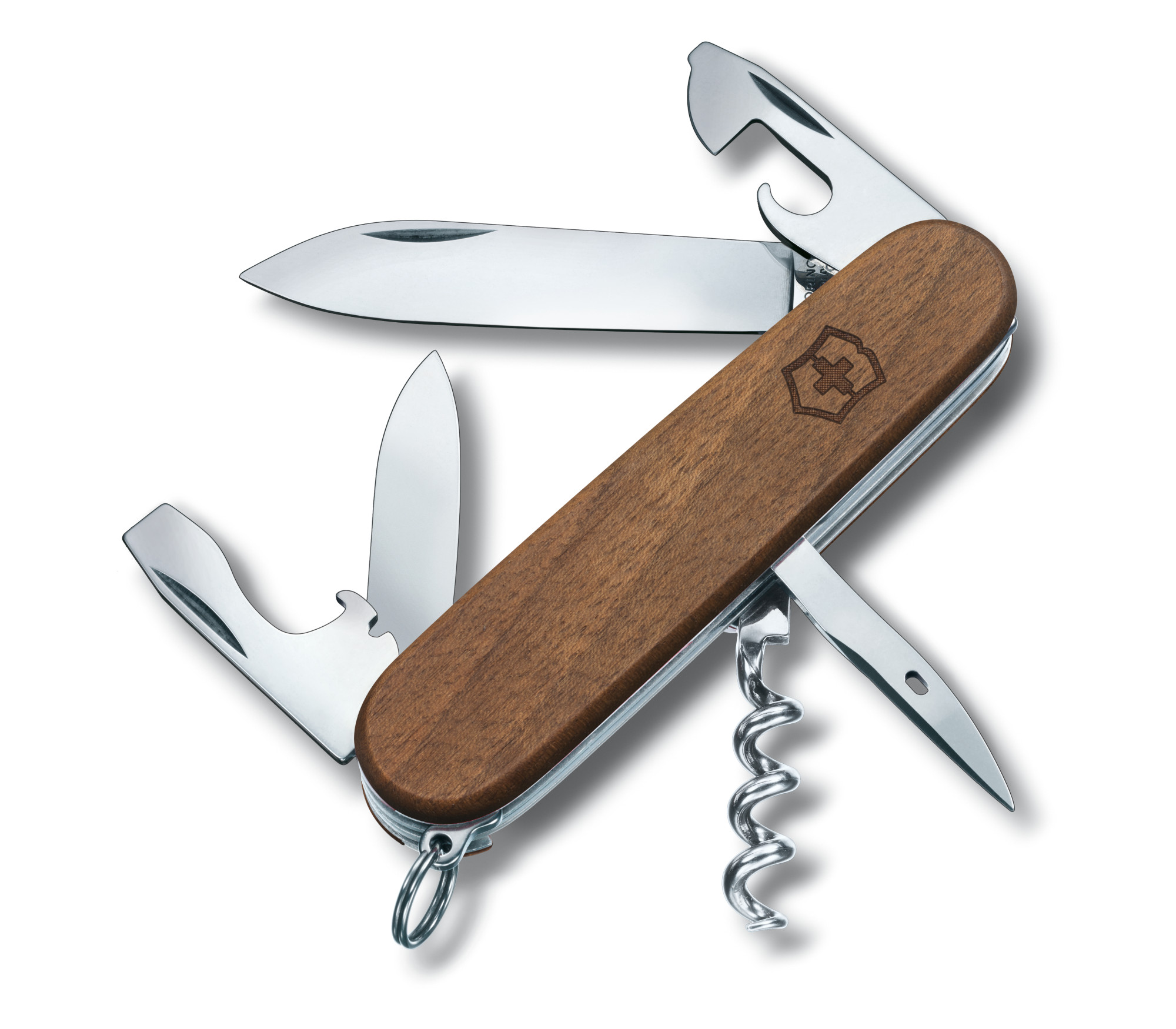 Мультитул Victorinox Spartan Wood, коричневый, 12 опций