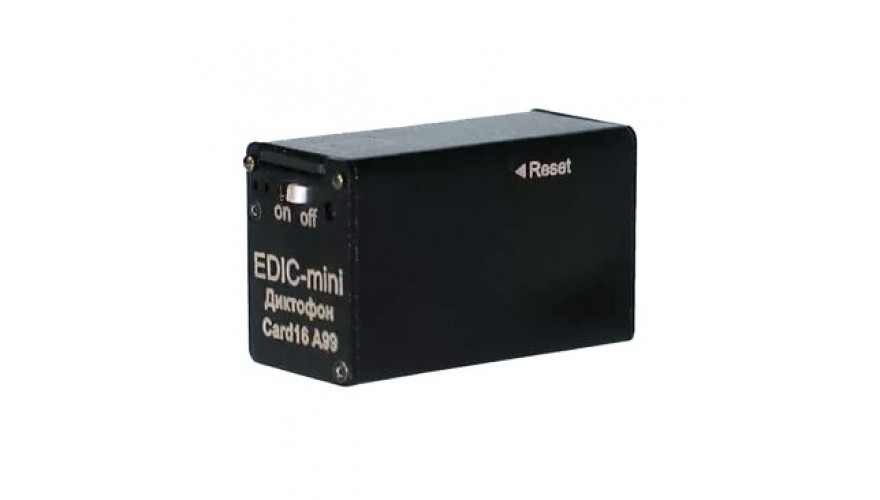 

Цифровой диктофон Edic-mini Card16 A99 Black, Card16 A99